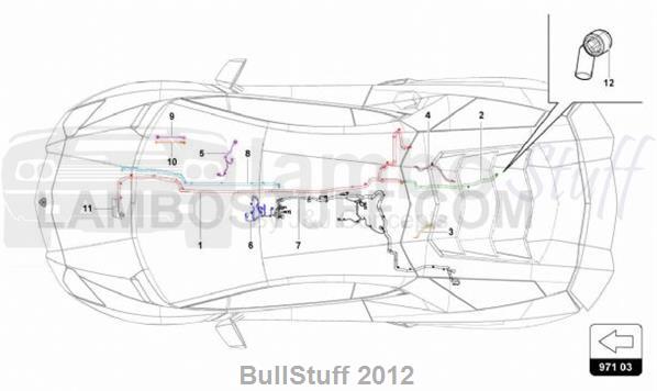 2017 Lamborghini AVENTADOR LP700-4 COUPE CANADA ELECTRICAL SYSTEM (971.03.00)